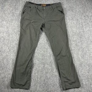 Flylow Pants Mens 34 Green Outdoor Hiking Chino Performance Casual